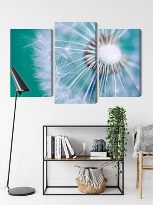 Ljuddämpande tavla - Dandelion on a macro scale