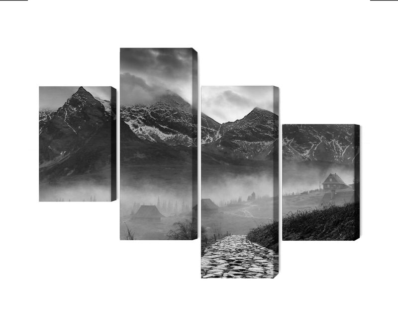 Ljuddämpande tavla - Hala gasienicowa in black