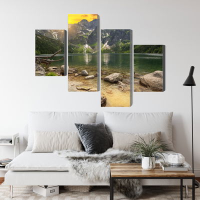 Ljuddämpande tavla - Morskie oko in tatra