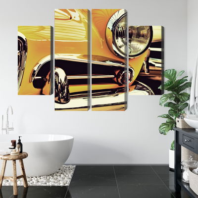 Ljuddämpande tavla - The front of a vintage car