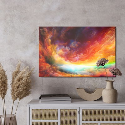 Ljuddämpande tavla - The abstract colors