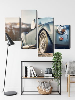 Ljuddämpande tavla - Classic retro car