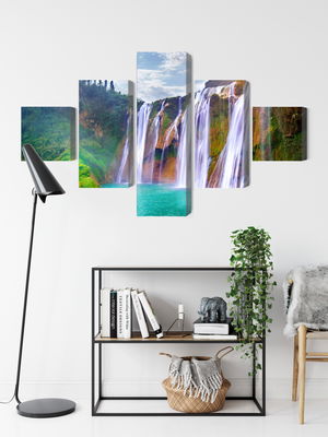 Ljuddämpande tavla - The waterfall in luoping