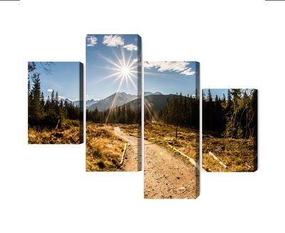 Ljuddämpande tavla - A sunny day in the tatras 3d