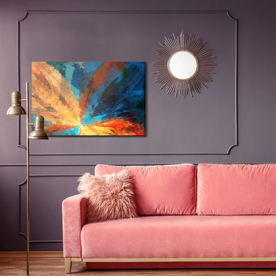 Ljuddämpande tavla - Abstract color variation