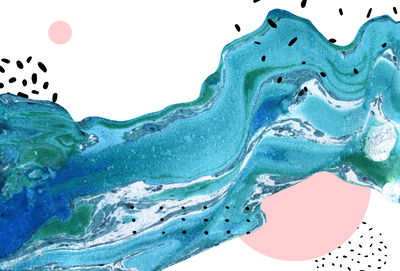 Ljuddämpande tavla - Abstract waves