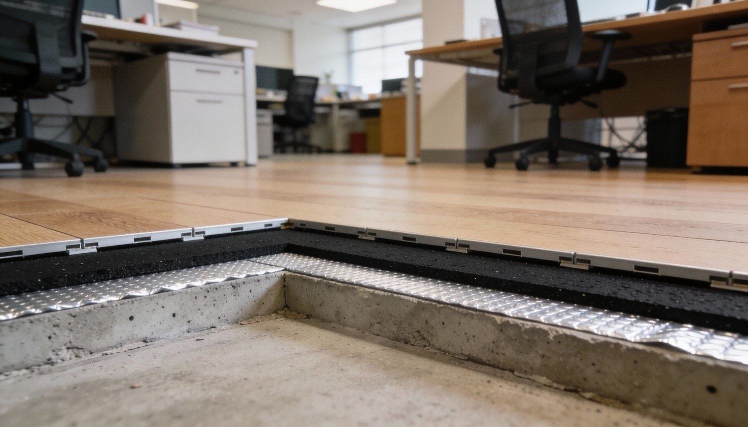 Kunskapsportal om vibrationsdämpning av golv i hus och hem samt hur vibrationer och stomljud kan minskas i bostäder.