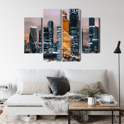 Ljuddämpande tavla - Panorama of moscow city