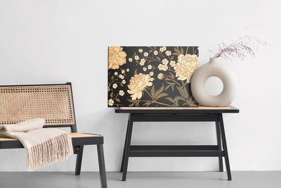 Ljuddämpande tavla - Peonies with stems