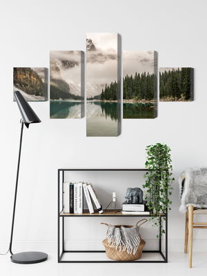 Ljuddämpande tavla - Moraine Lake in banff