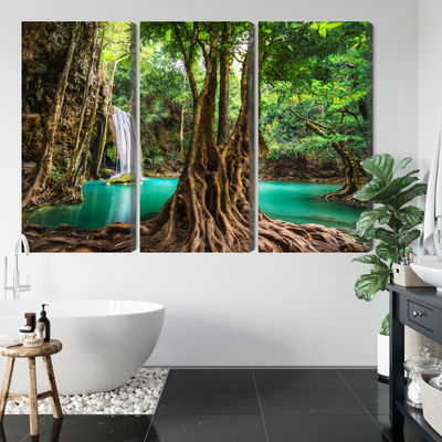 Ljuddämpande tavla - Erawan waterfalls