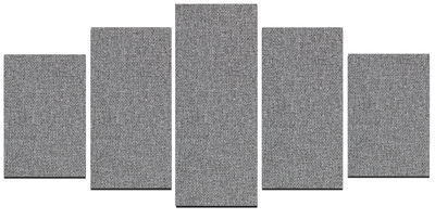Ljudabsorbent till vägg - Wall 5-parts two