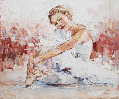 Ljuddämpande tavla - Little pretty ballerina