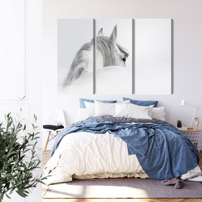 Ljuddämpande tavla - Andalusian horse in the fog