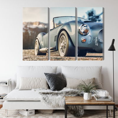 Ljuddämpande tavla - Classic retro car