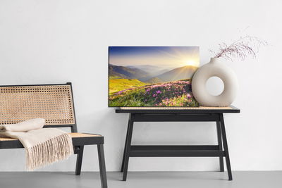 Ljuddämpande tavla - Sunset in the mountains