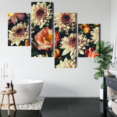 Ljuddämpande tavla - Variety of colorful 3d