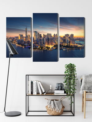 Ljuddämpande tavla - New York city panorama