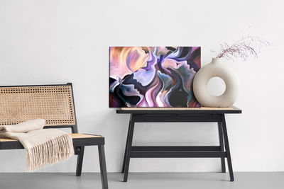 Ljuddämpande tavla - Abstraction and faces