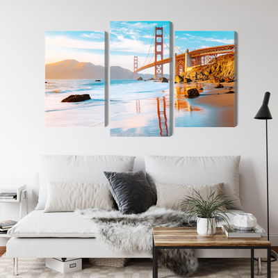 Ljuddämpande tavla - The Golden Gate bridge