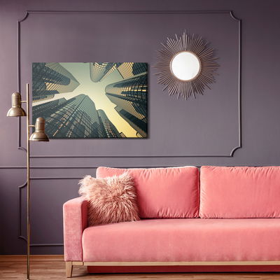 Ljuddämpande tavla - Modern skyscrapers