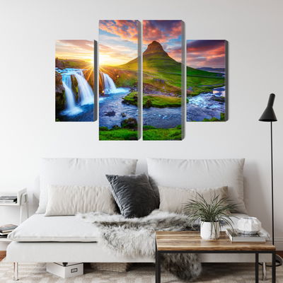 Ljuddämpande tavla - View of the kirkjufellsfoss