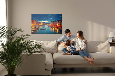 Ljuddämpande tavla - Venice by night