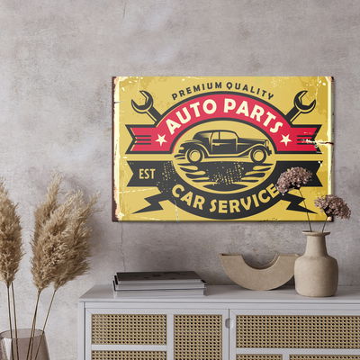 Ljuddämpande tavla - Vintage car service