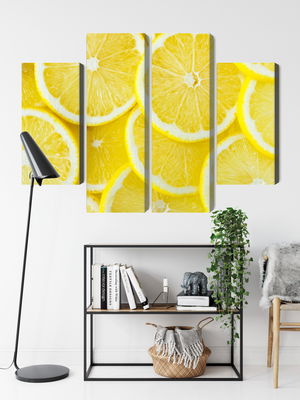 Ljuddämpande tavla - Lemon slices