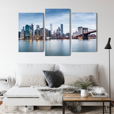 Ljuddämpande tavla - Panoramic view of the city