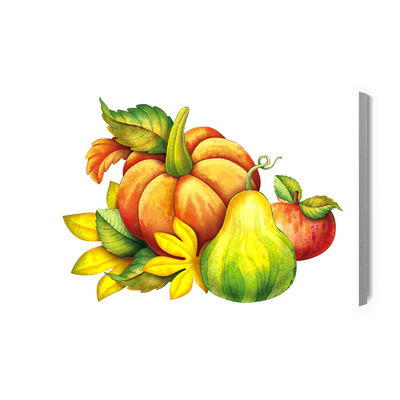 Ljuddämpande tavla - Autumn vegetables