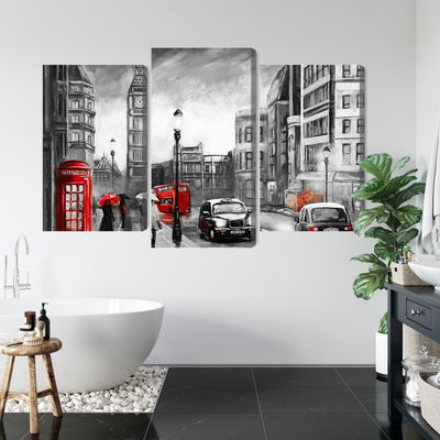 Ljuddämpande tavla - London street view