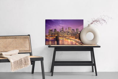 Ljuddämpande tavla - New York city center at night