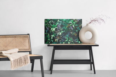 Ljuddämpande tavla - A garden full of tropical