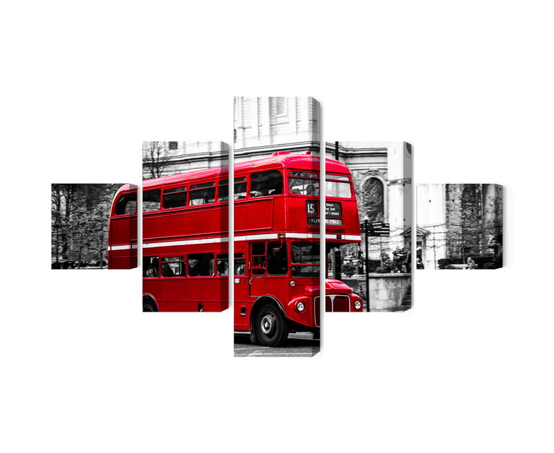 Ljuddämpande tavla - A double decker bus in London