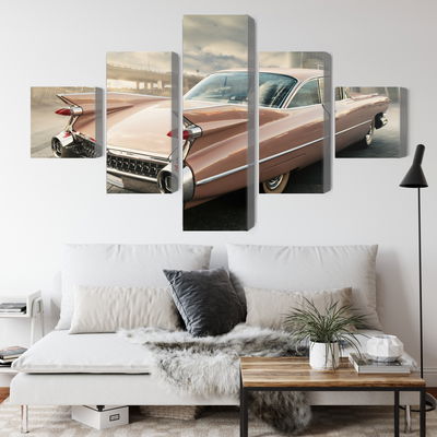 Ljuddämpande tavla - Vintage style car