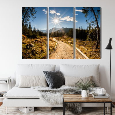 Ljuddämpande tavla - A sunny day in the tatras 3d