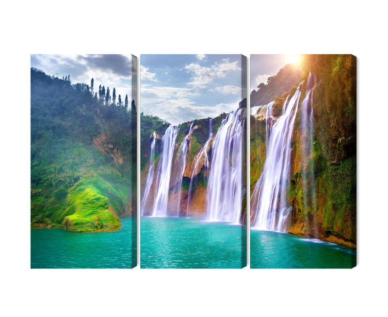 Ljuddämpande tavla - The waterfall in luoping