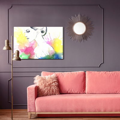 Ljuddämpande tavla - Portrait of a woman