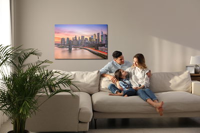 Ljuddämpande tavla - New York city panorama