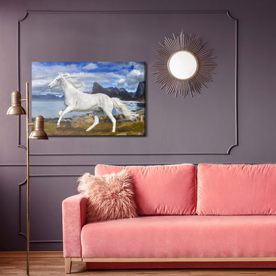 Ljuddämpande tavla - Horse at a gallop