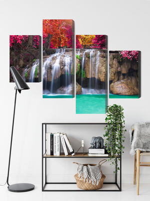 Ljuddämpande tavla - A waterfall in the deep