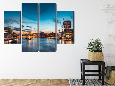 Ljuddämpande tavla - River thames in great britain