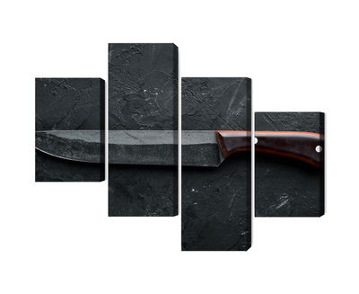 Ljuddämpande tavla - Old kitchen knife