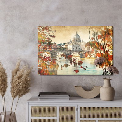 Ljuddämpande tavla - Autumn in Rome