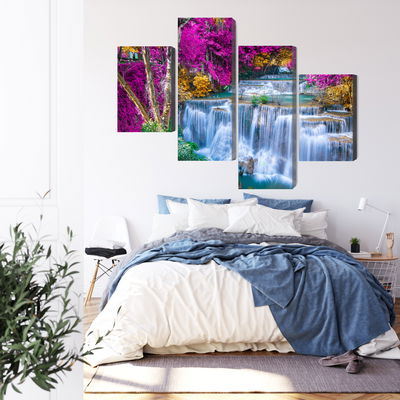 Ljuddämpande tavla - A waterfall in the fall