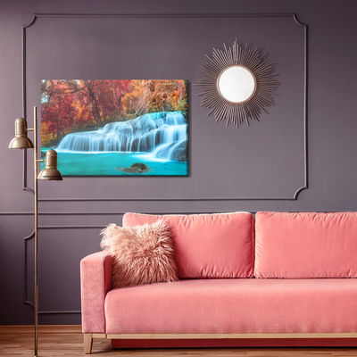 Ljuddämpande tavla - Autumn waterfall in thailand
