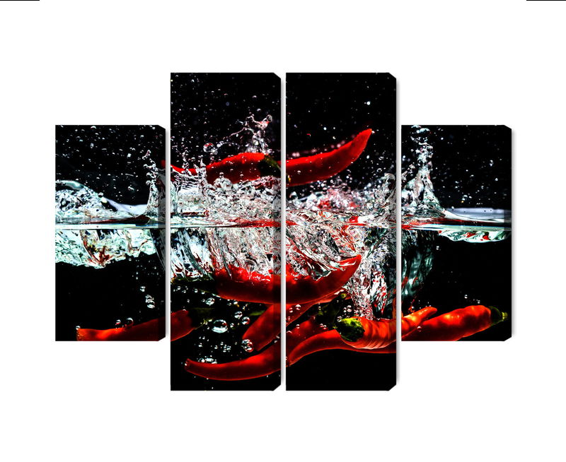 Ljuddämpande tavla - Chili in water