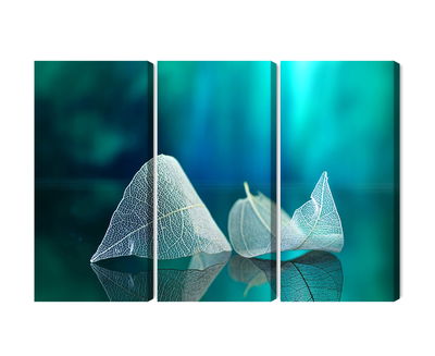 Ljuddämpande tavla - Delicate leaves close up