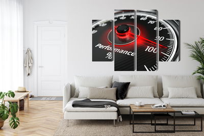 Ljuddämpande tavla - Modern 3d counter